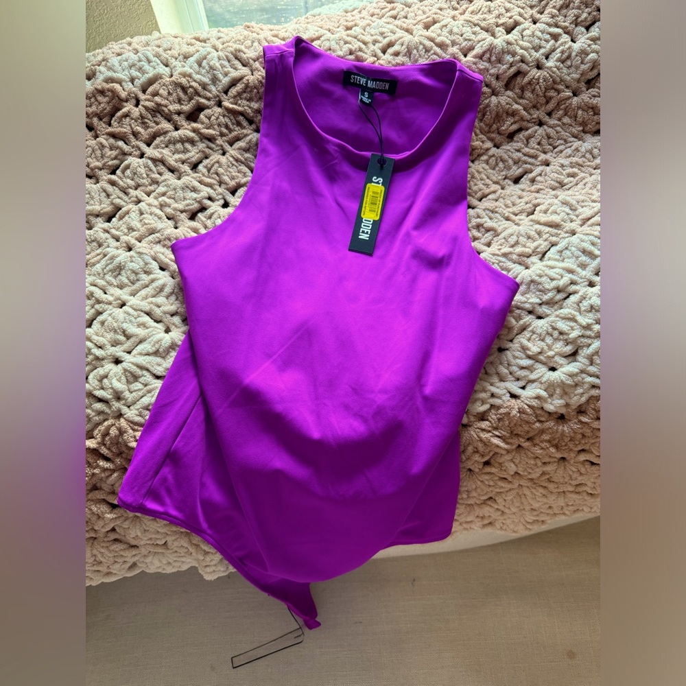 Steve Madden NWT bodysuit neon purple